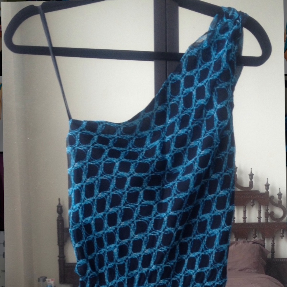 *NWT* Halston Heritage one shoulder dress 0 / XS